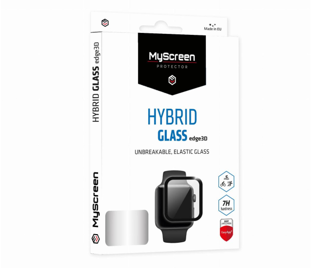 MyScreen Szkło DIAMOND HybridGLASS edge3D EA Black SmartWatch do Apple Watch 6/SE 44mm - 659283 - zdjęcie